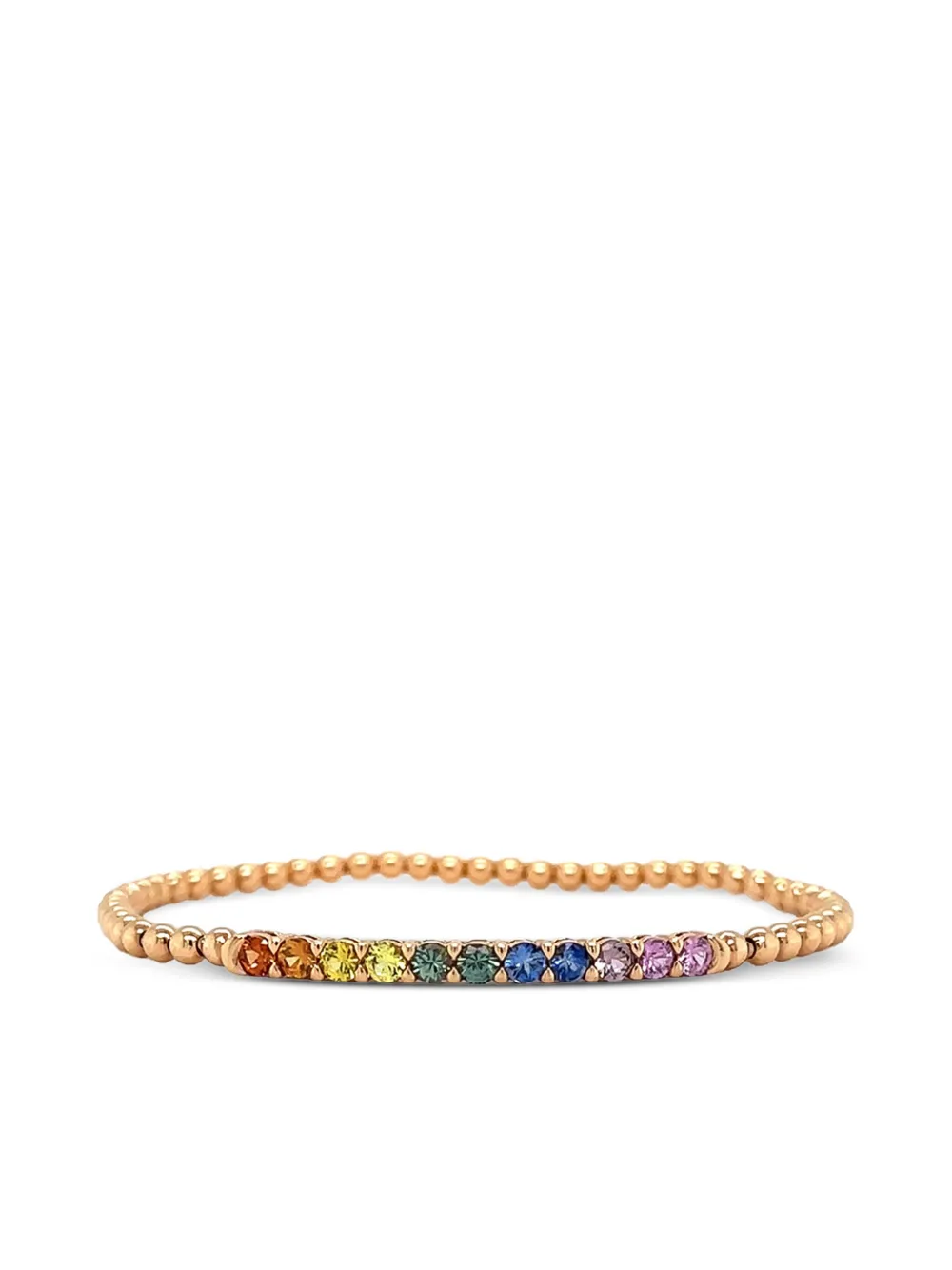Lisa Nik pulsera en oro rosa de 18kt con zafiros | Image 2