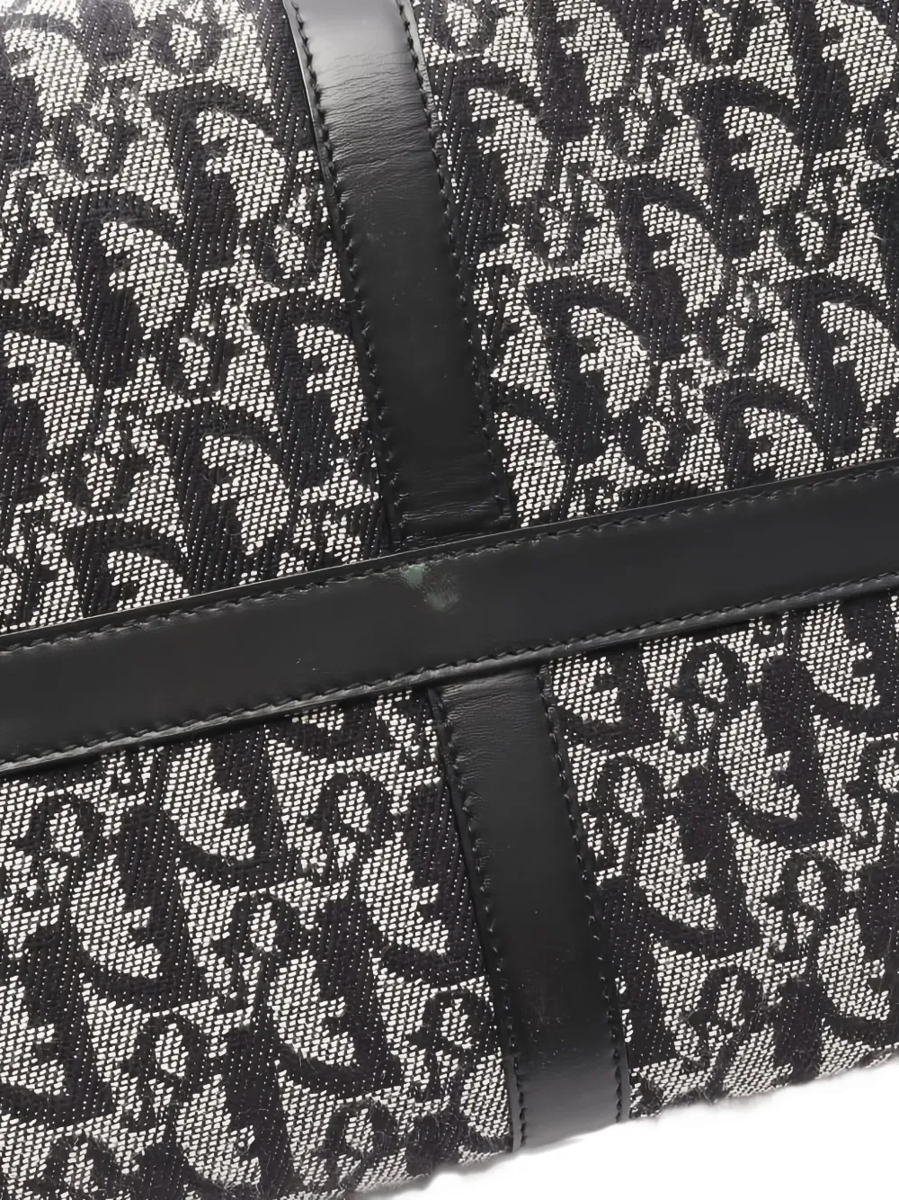 Pre-owned Dior 2010s Trotter Tote Bag In Black