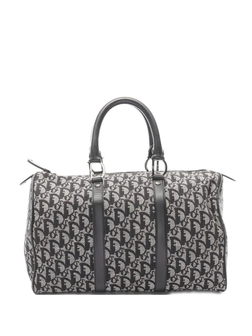 Pre-owned Dior 2010s Trotter Tote Bag In Black
