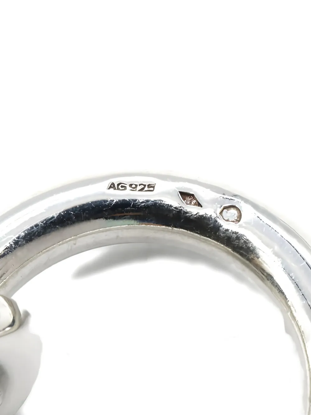 Pre-owned Hermes 2010s Chaine D'ancre Tgm Bracelet In Silver