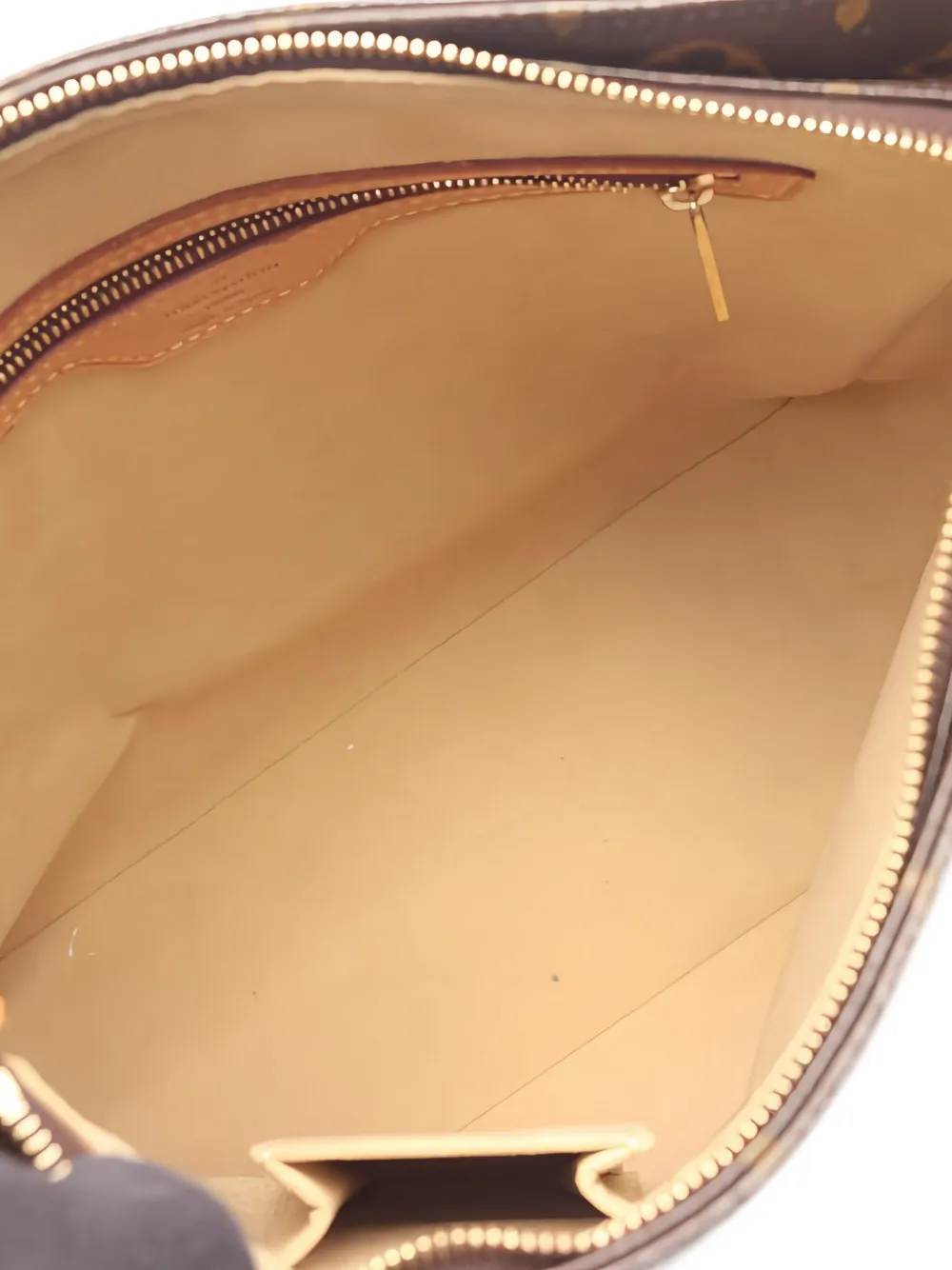 Pre-owned Louis Vuitton 2002 Looping Gm Monogram Shoulder Bag In Brown