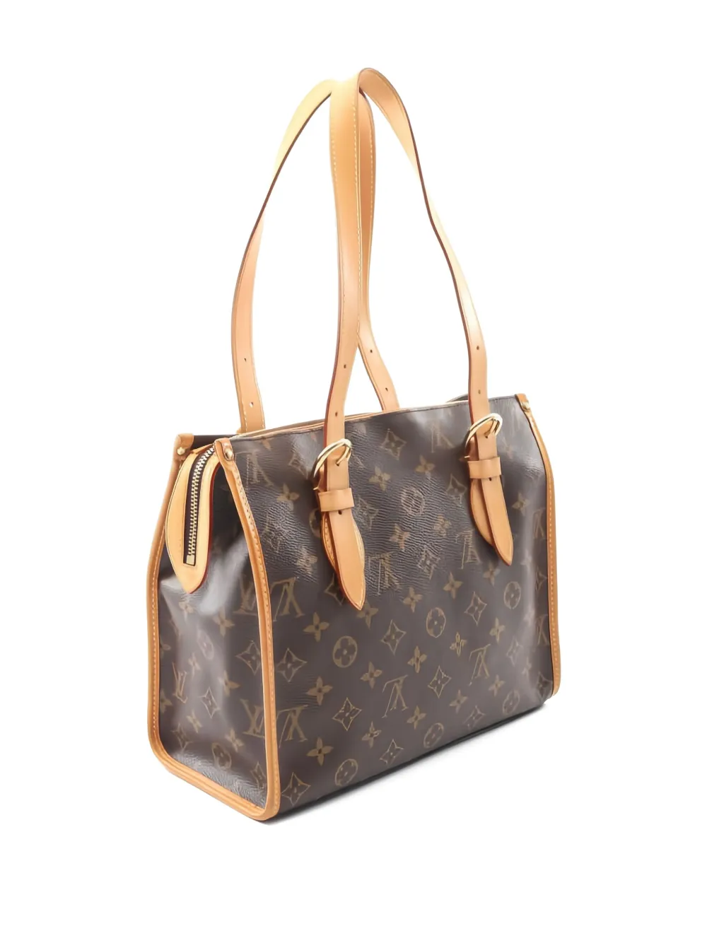 Pre-owned Louis Vuitton 2005 Popincourt Haut Shoulder Bag In Brown