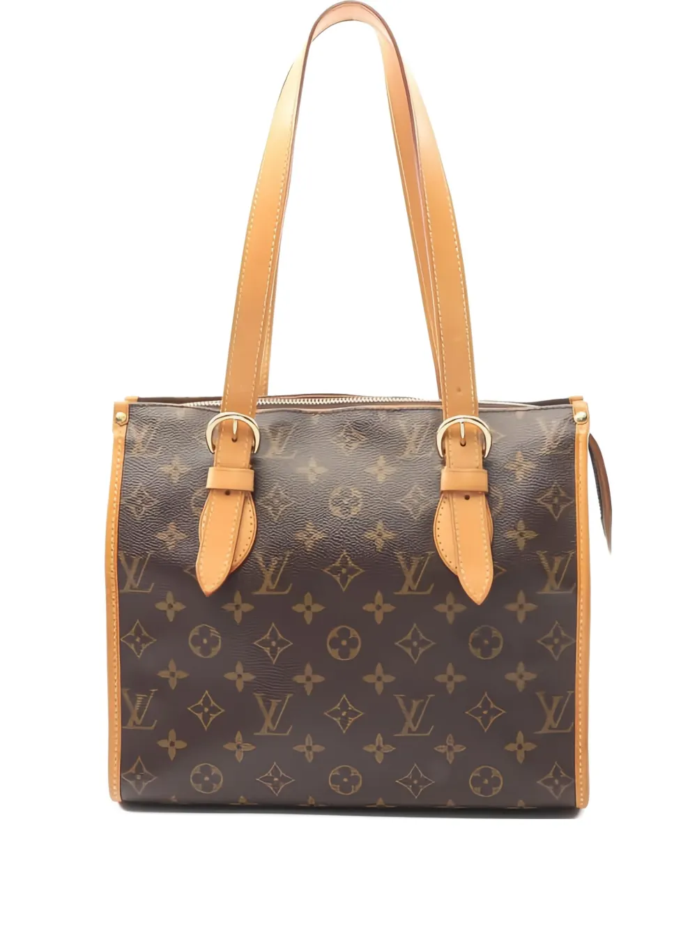 Pre-owned Louis Vuitton 2005 Popincourt Haut Shoulder Bag In Brown