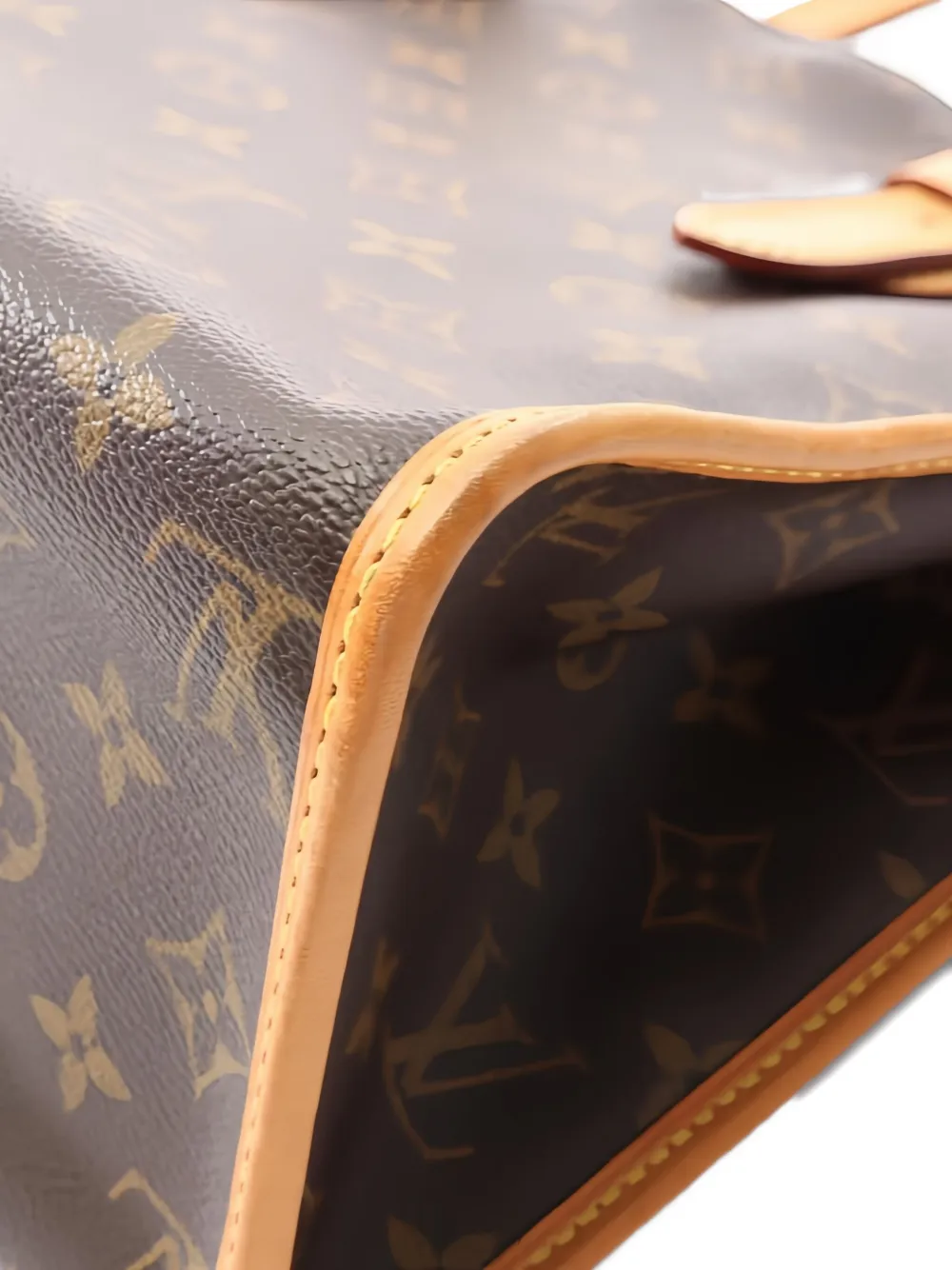 Pre-owned Louis Vuitton 2005 Popincourt Haut Shoulder Bag In Brown
