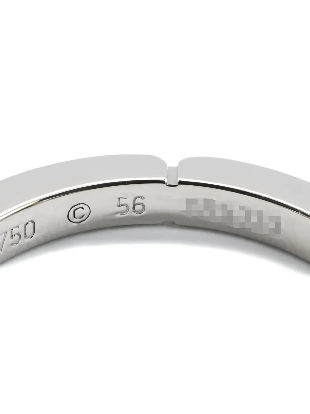 Pre-owned Cartier 2010s Mailon Panthère Ring In Silver