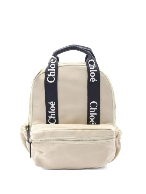 Chloé Pre-Owned 2020s logo-print backpack