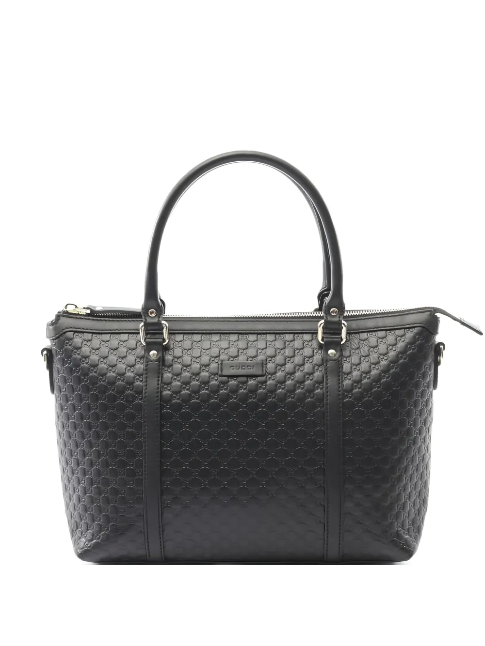 Gucci Pre-Owned 2000s micro GG Guccissima leather tote bag - Nero