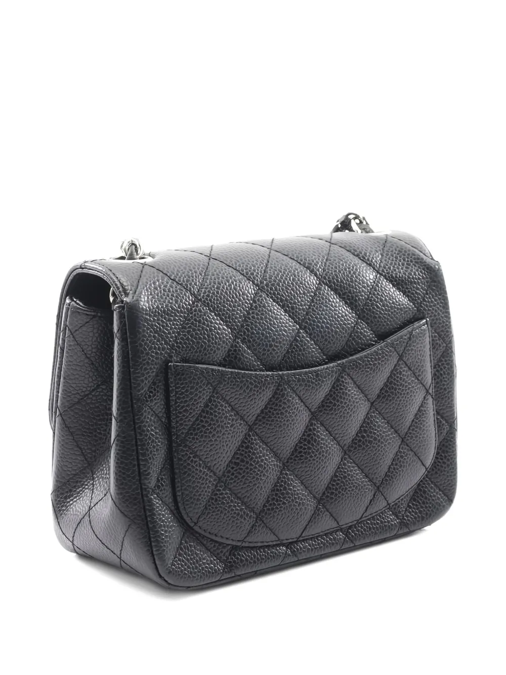 Pre-owned Chanel 2008-2009 Classic Flap Shoulder Bag In Black