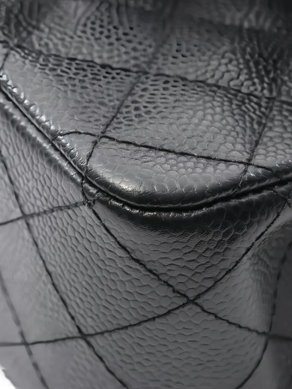 Pre-owned Chanel 2008-2009 Classic Flap Shoulder Bag In Black