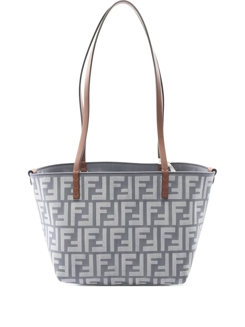 Fendi Pre-Owned 2020s small Zucca Roll shoulder bag | Grey | Image 1