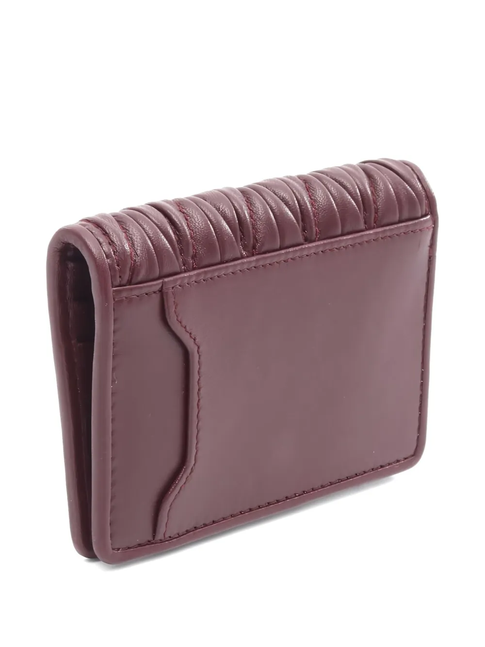 Miu Miu Pre-Owned 2020s Matelassé leather wallet | Image 2