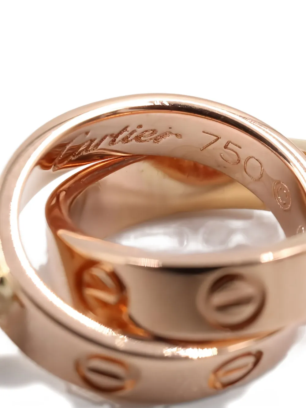 Pre-owned Cartier 2010s Love Necklace In Pink