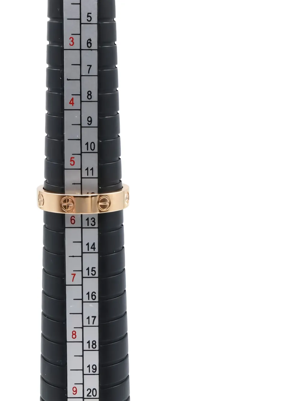 Pre-owned Cartier 2010s 18k Rose Gold Mini Love Diamond Ring In Pink