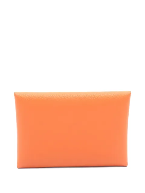 Hermès Pre-Owned 2022 Calviduo leather coin purse