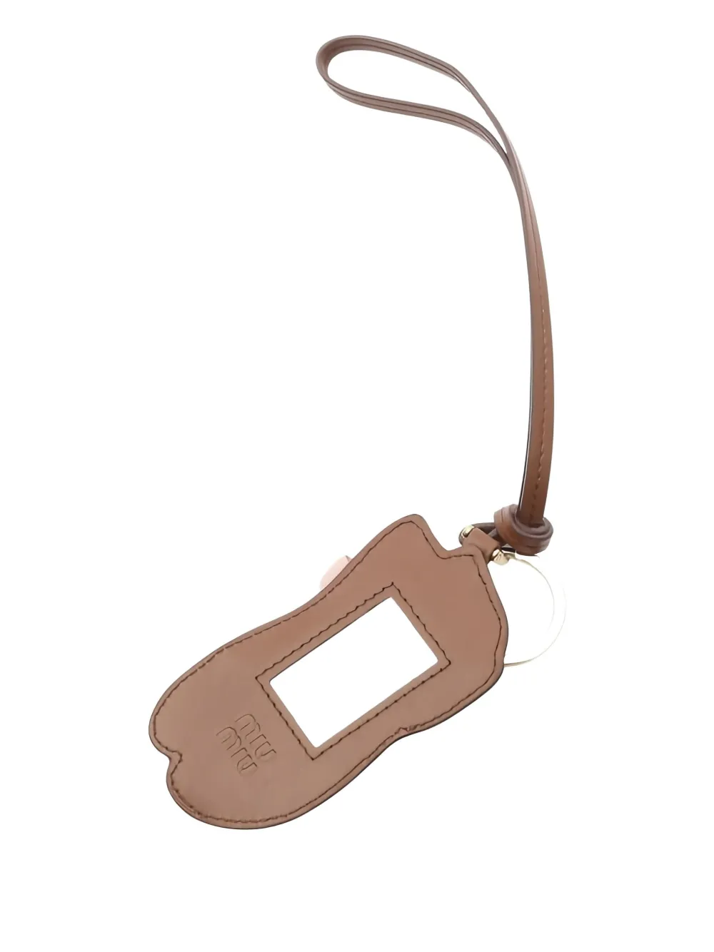 Pre-owned Miu Miu 2020s Ballet Keyring In Pink