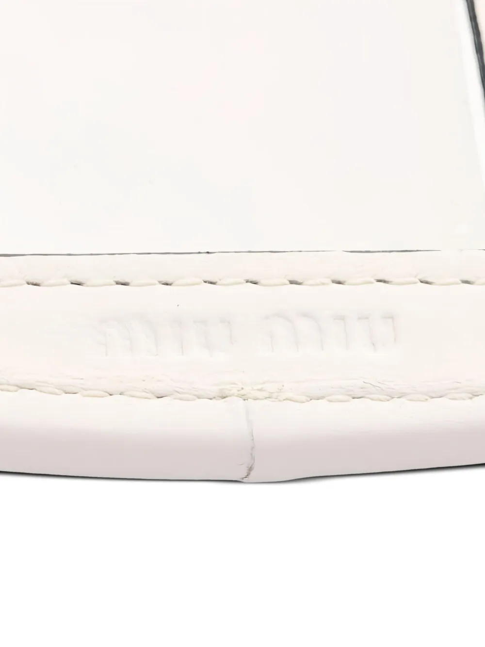 Pre-owned Miu Miu 2020s Wander Bag Charm Key Ring Accessories In White