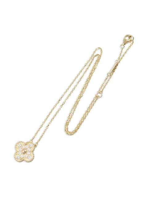 Van Cleef & Arpels Pre-Owned collar Alhambra en oro amarillo de 18kt con diamante 2010