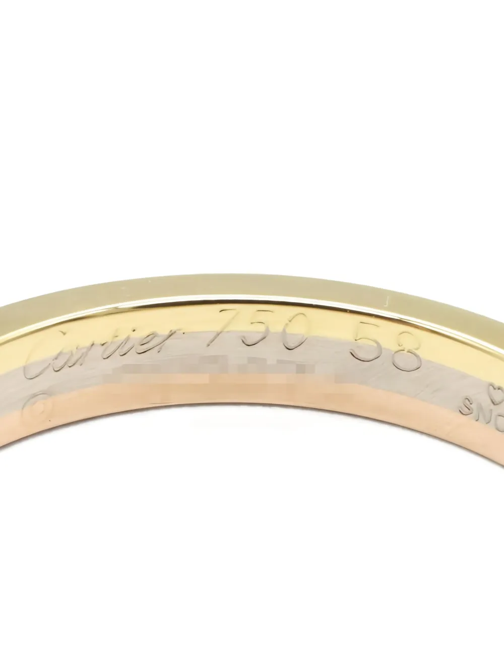 Pre-owned Cartier 2010s 18k Gold Vendome Ring