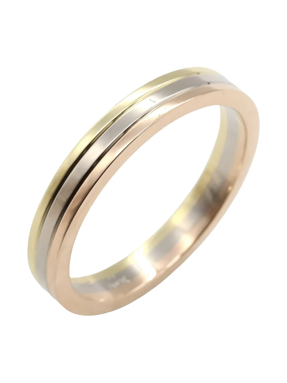 Pre-owned Cartier 2010s 18k Gold Vendome Ring