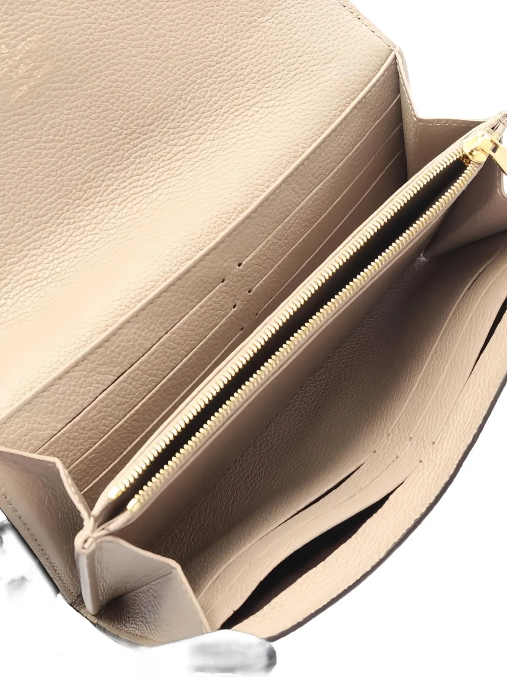 Pre-owned Louis Vuitton 2021s Sarah Monogram Wallet In Neutral