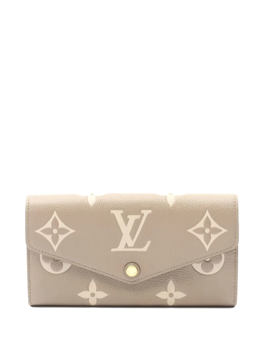 Pre-owned Louis Vuitton 2021s Sarah Monogram Wallet In Neutral