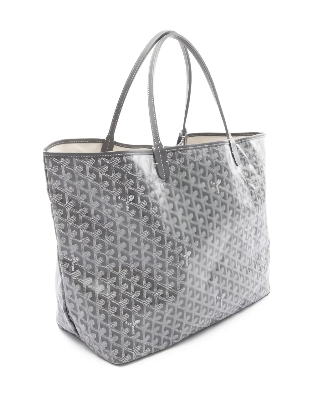 Pre-owned Goyard 2010s Saint Louis Gm Tote Bag In Gray