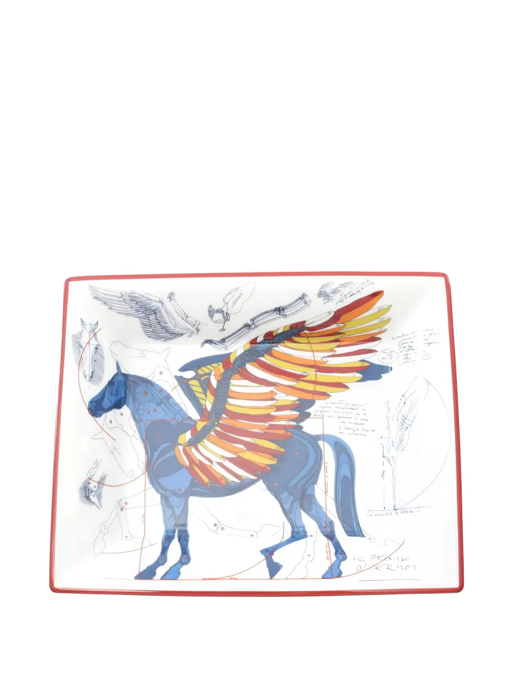 Hermès Pre-Owned 2010 Pégase tray | blanco | Image 1