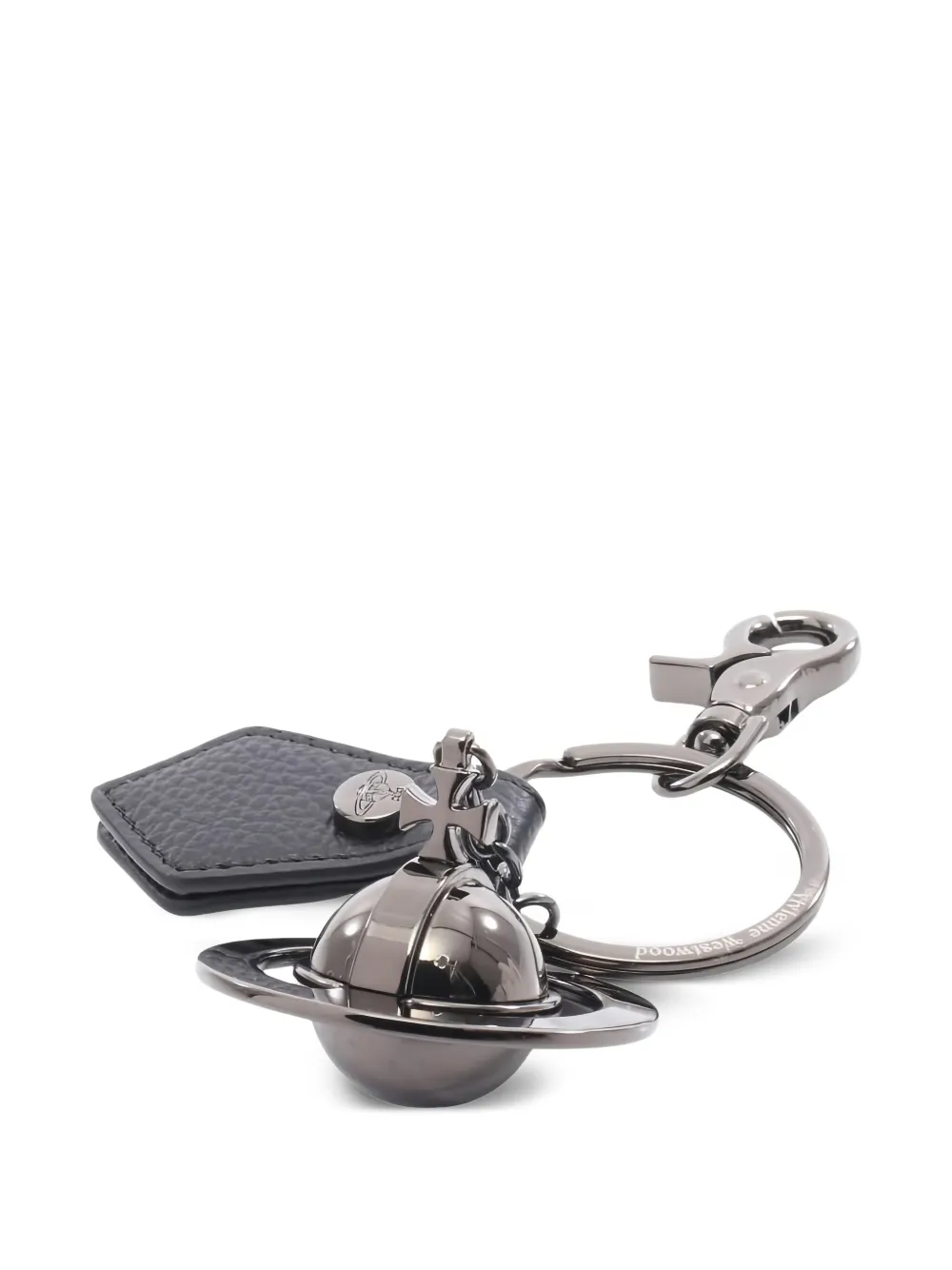 Vivienne Westwood Pre-Owned 2020s オーブ レザーバッグチャーム - グレー