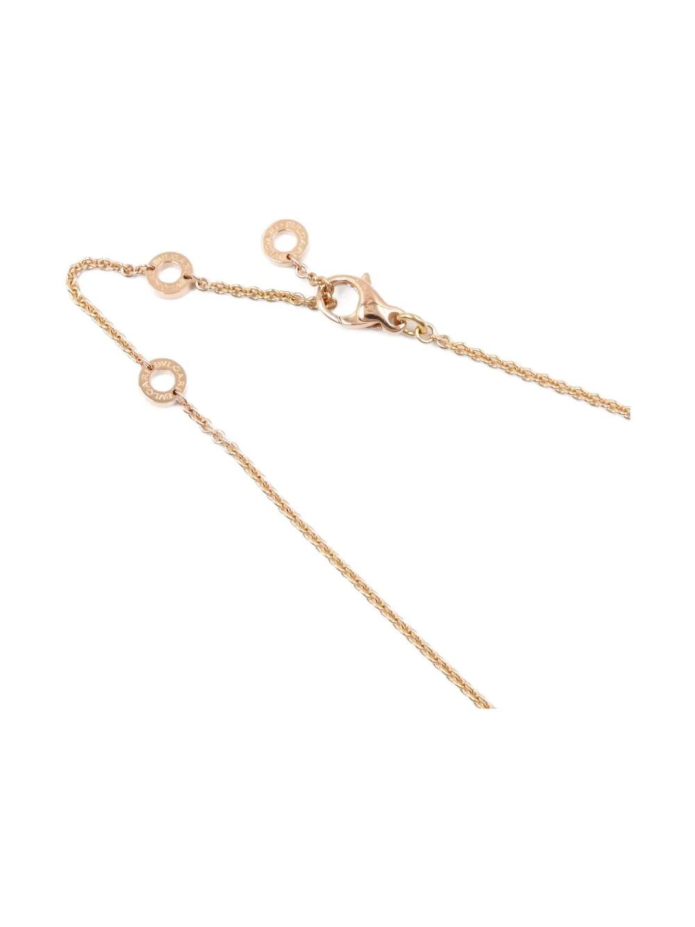 Pre-owned Bvlgari 2010s B-zero1 Necklace In Pink