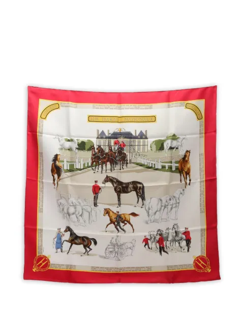 Hermès Pre-Owned mascada de seda Les Haras Nationaux 2010