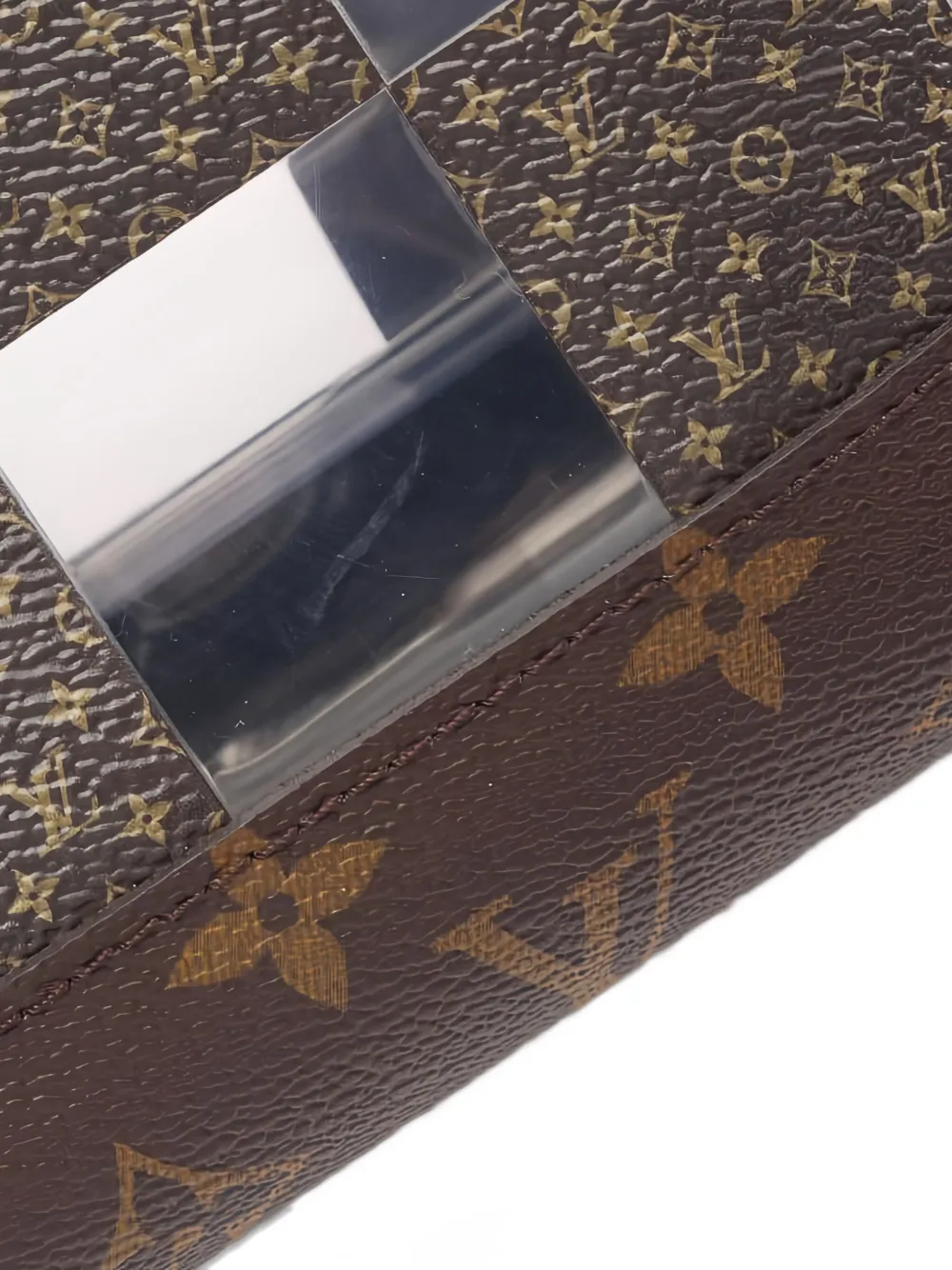 Louis Vuitton Pre-Owned 2021s clutch met monogram Bruin