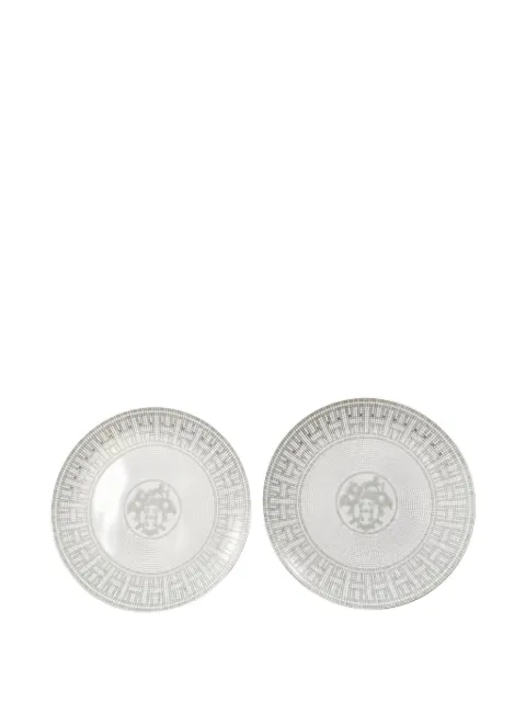 Hermès Pre-Owned 2020s Mosaic 24 dessert plate (set of two)