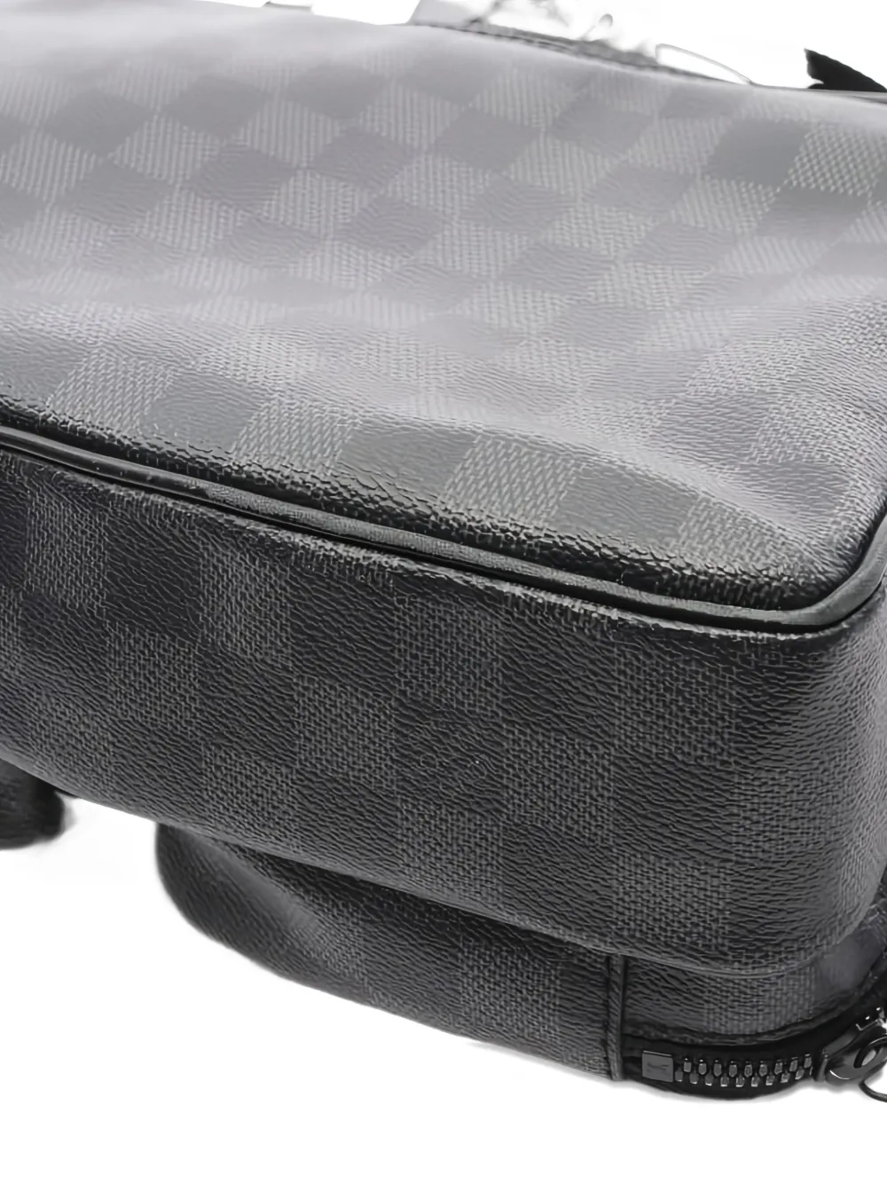 Pre-owned Louis Vuitton Utility Messenger Bag In Black