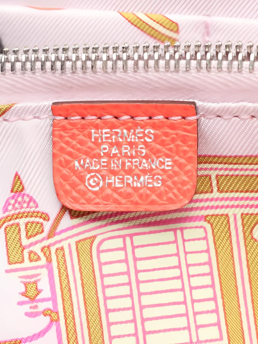 Pre-owned Hermes 2022 Azap Long Wallet In Pink