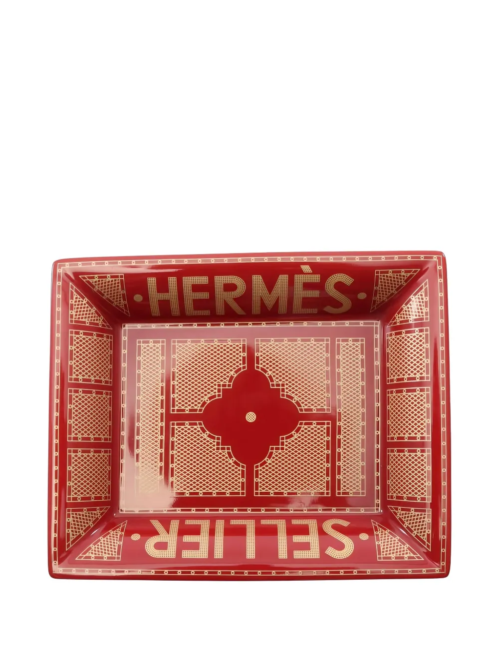 Hermès Pre-Owned 2010s Sellier change tray | rojo | Image 1