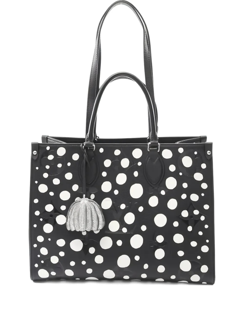 Louis Vuitton Pre-Owned 2010s monogram empreinte dot tote bag - Nero