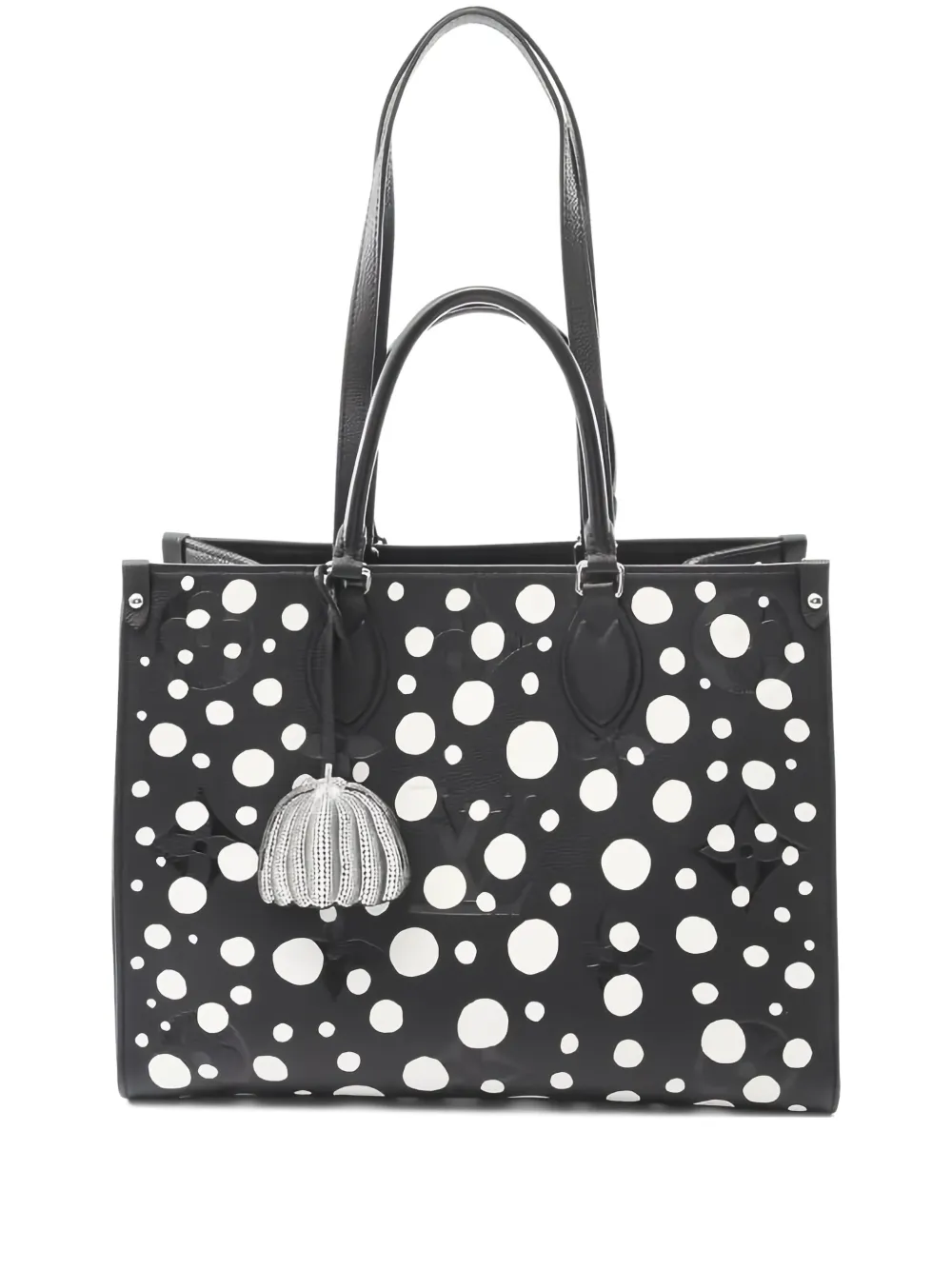 Louis Vuitton Pre-Owned 2010s モノグラム アンプラント ドット ハンドバッグ - ブラック