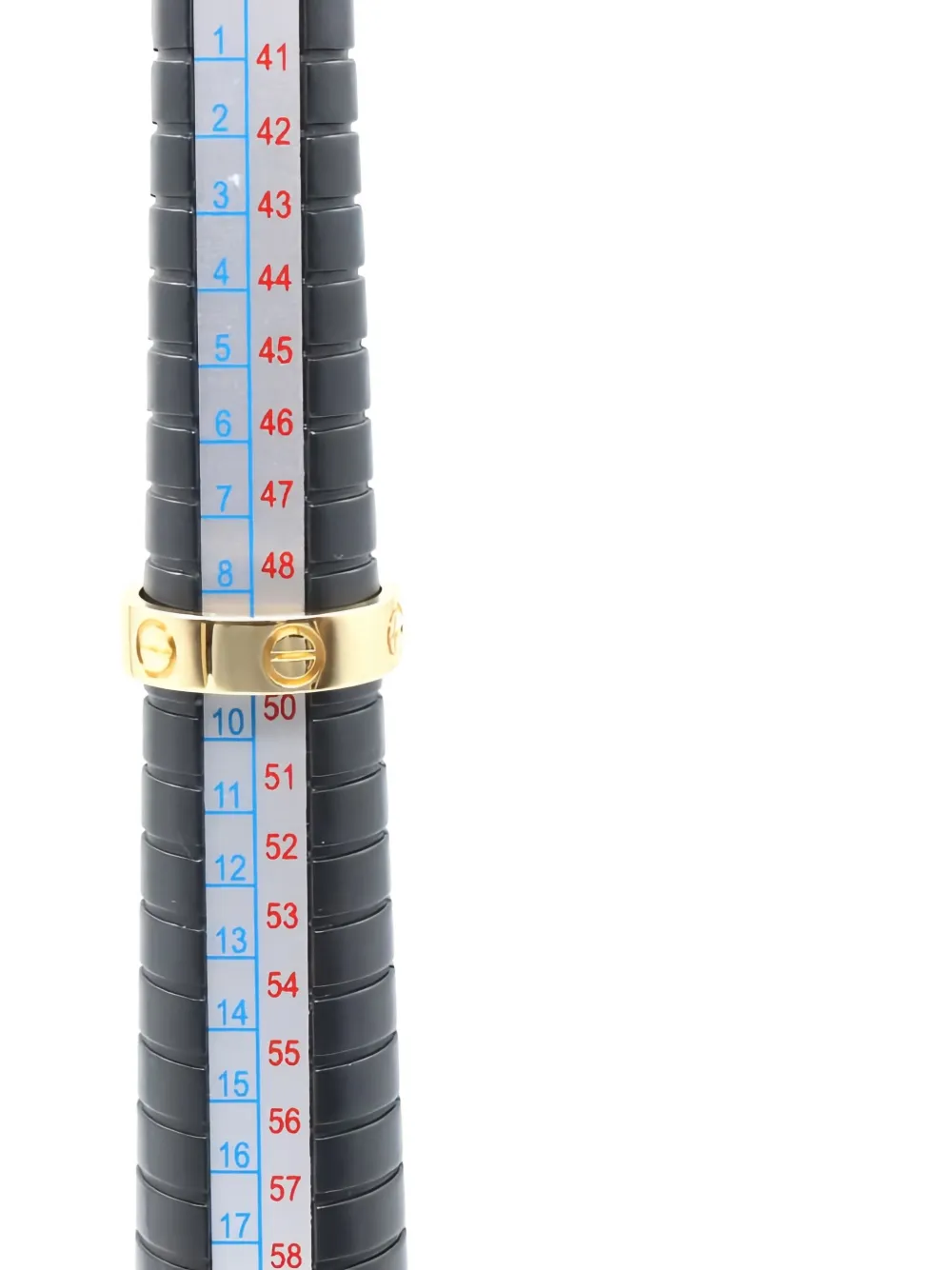 Pre-owned Cartier 2010s 18k Yellow Gold Engraved Love Ring