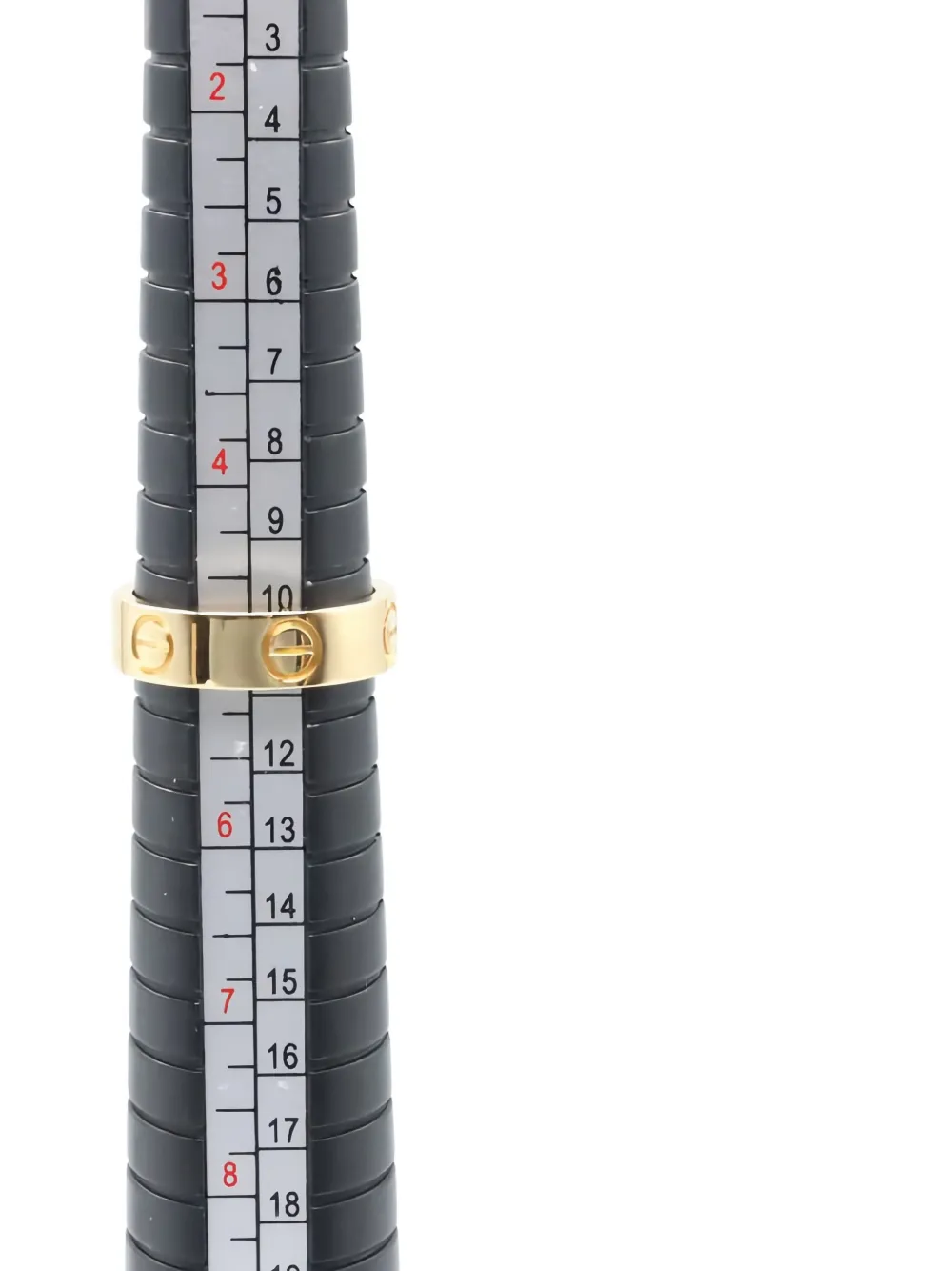 Pre-owned Cartier 2010s 18k Yellow Gold Engraved Love Ring