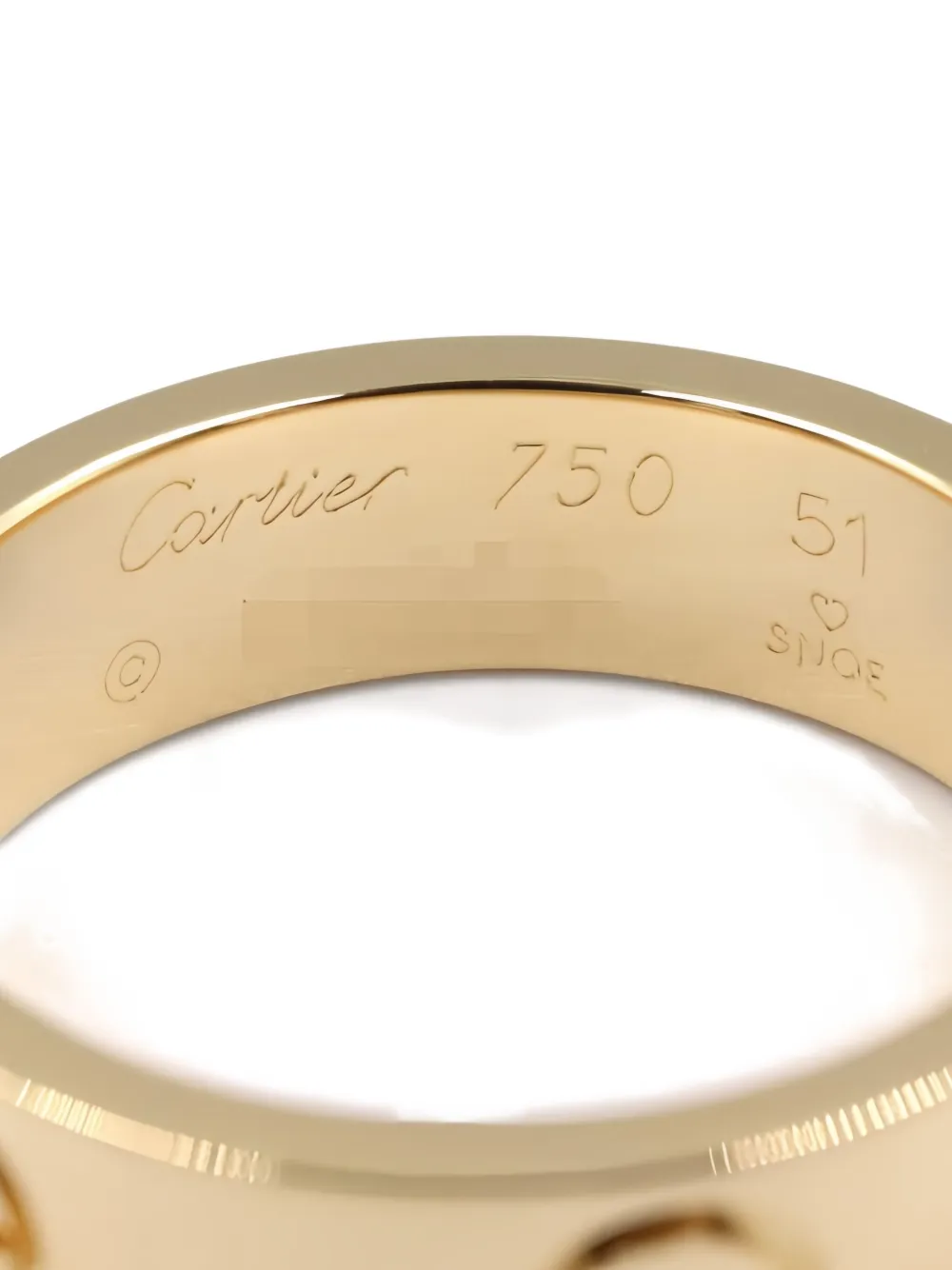 Pre-owned Cartier 2010s 18k Yellow Gold Love Ring