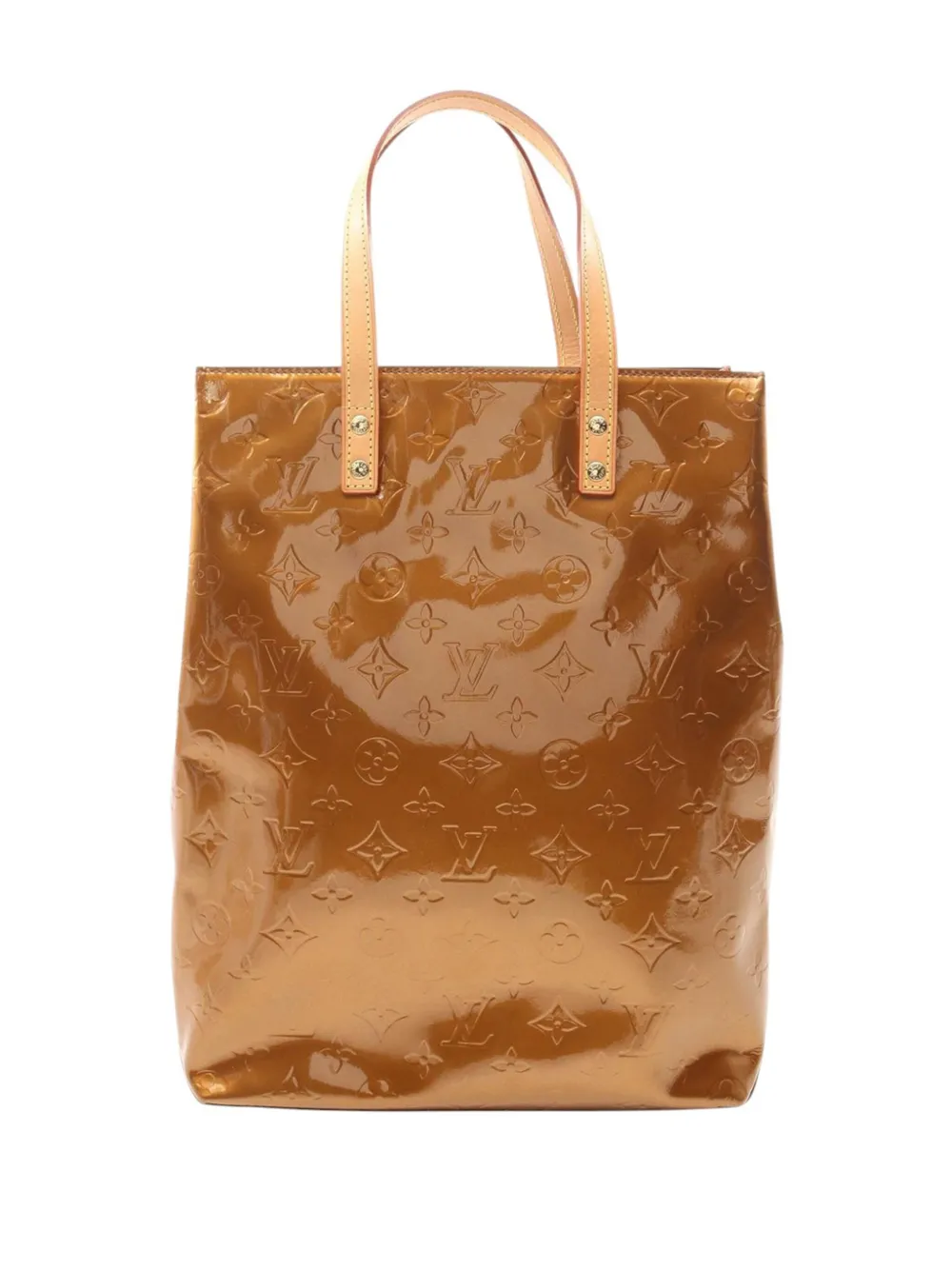 Louis Vuitton Pre-Owned 2002 モノグラム ヴェルニ リード MM ハンドバッグ - ブラウン