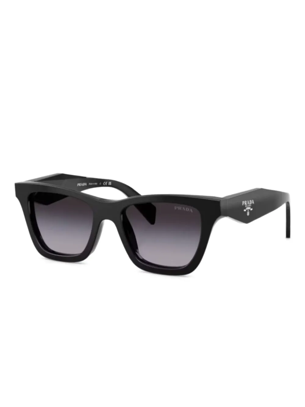 Prada Eyewear geometric-frame sunglasses - Nero