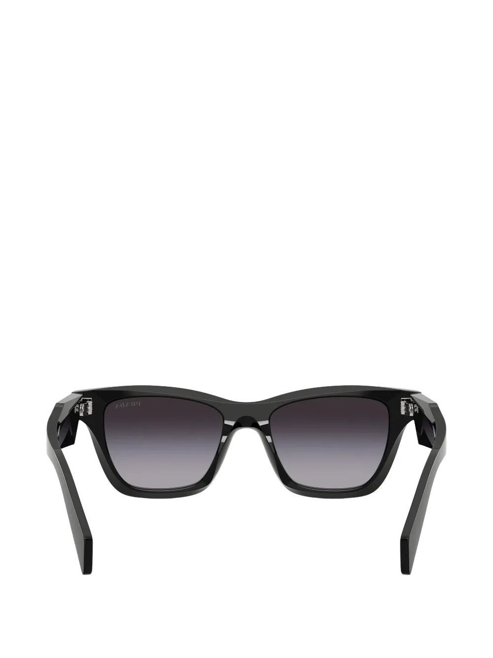 Prada Eyewear PRC07 zonnebril met geometrisch montuur Zwart