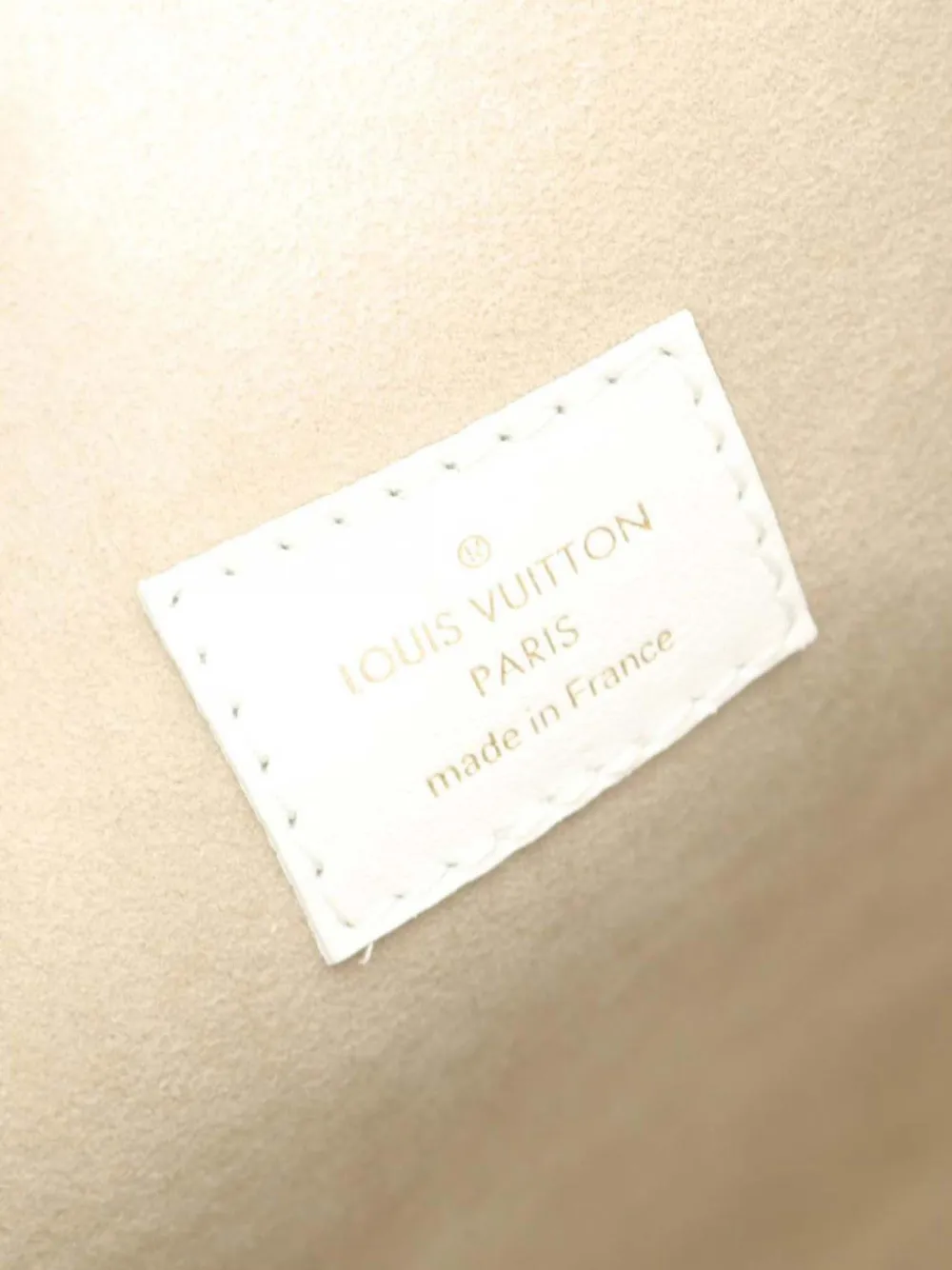 Pre-owned Louis Vuitton 2021-2025 Monogram Broderie Petit Noe Bucket Bag In White
