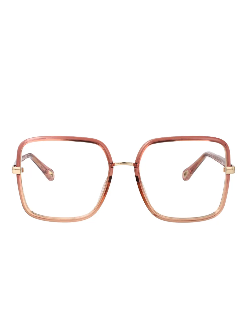 Chloé Eyewear oversized-frames glasses - Rosa