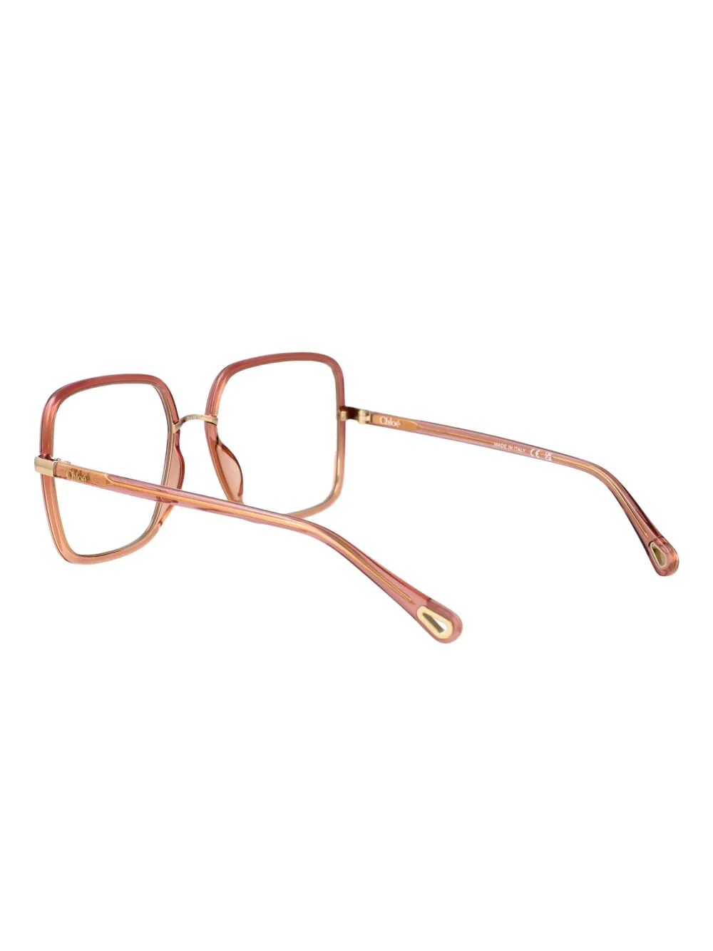 Chloé Eyewear Bril met oversized montuur Roze
