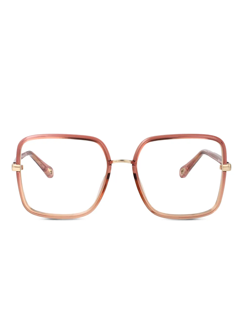 Chloé Eyewear oversized-frames glasses - Rosa