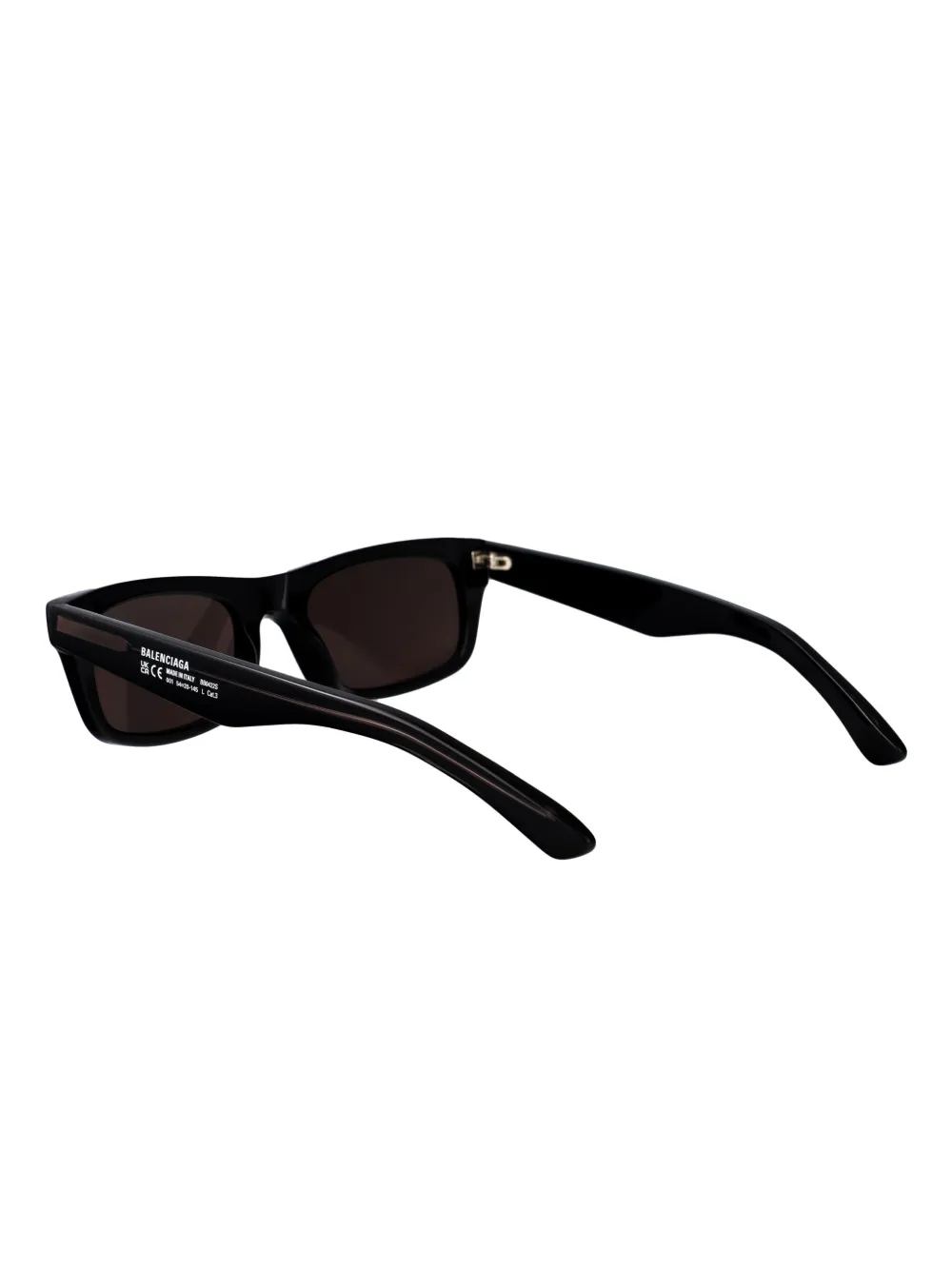 Balenciaga Eyewear Zonnebril met rechthoekig montuur Zwart