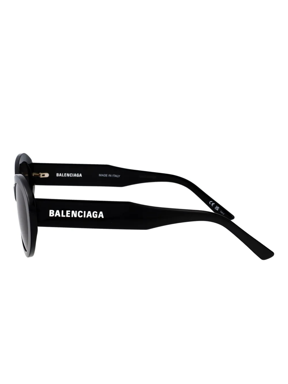 Balenciaga Eyewear Zonnebril met ovalen montuur Zwart