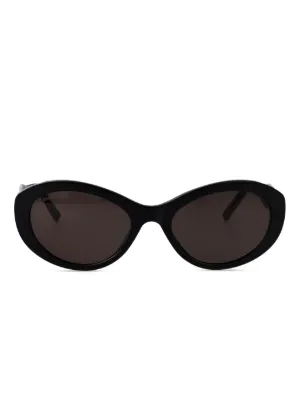 Balenciaga Eyewear bbロゴ ジオメトリックフレーム サングラス
